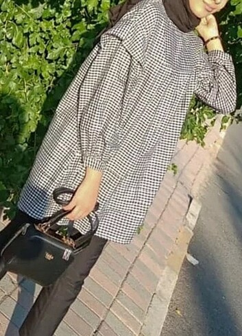 Tesettür gömlek tunik