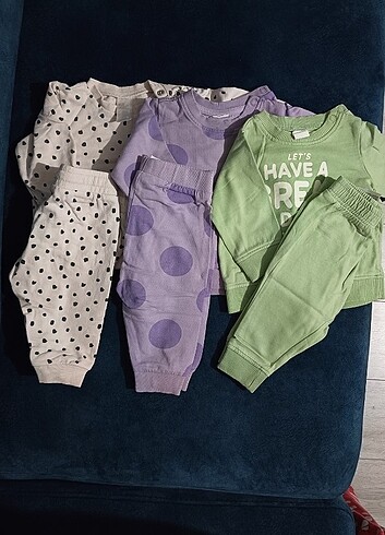 H&M Bebek 3'lü Alt üst Takım Seti