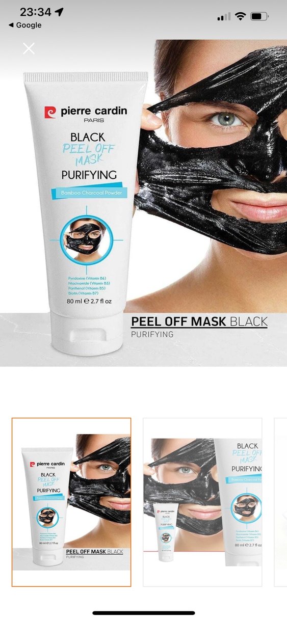 Pierre Cardin Siyah ve Altın Soyulabilir Maske Seti - Görsel 3