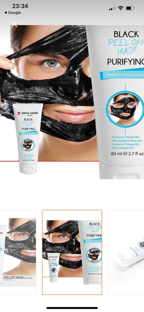 Pierre Cardin Siyah ve Altın Soyulabilir Maske Seti - Görsel 2