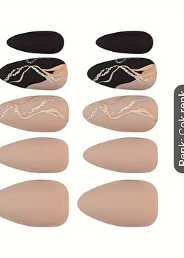 Takma tırnak 24adet  - Görsel 2