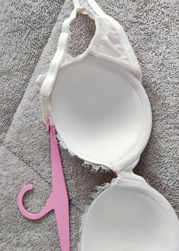 Beyaz Dantel Detaylı Midi Sütyen - Görsel 4