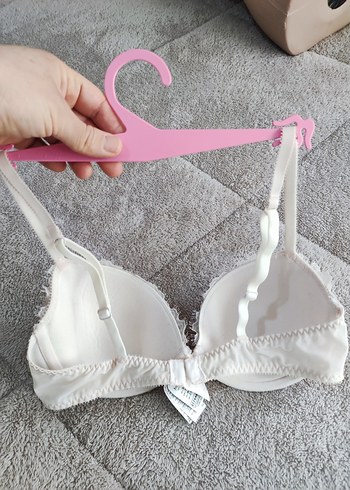 Beyaz Dantel Detaylı Midi Sütyen - Görsel 3