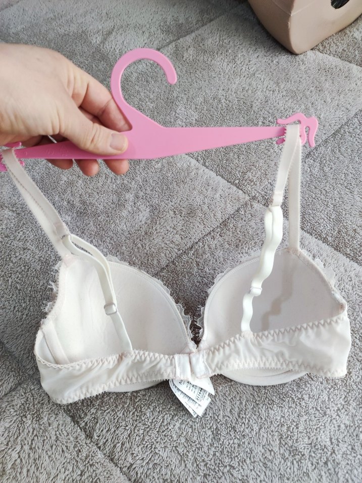 Beyaz Dantel Detaylı Midi Sütyen - Görsel 3