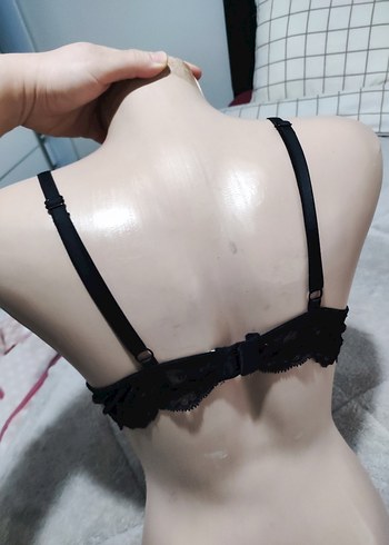 Siyah Dantel Gotik Sütyen - Görsel 4