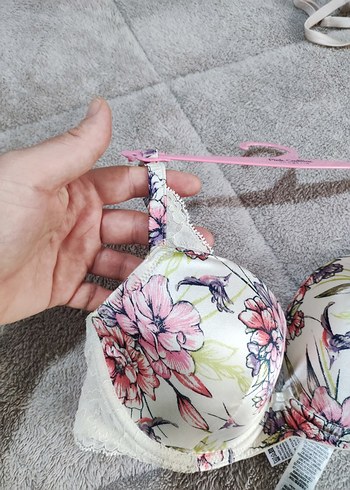 Pastel Çiçek Desenli Bohem Sütyen - Görsel 2