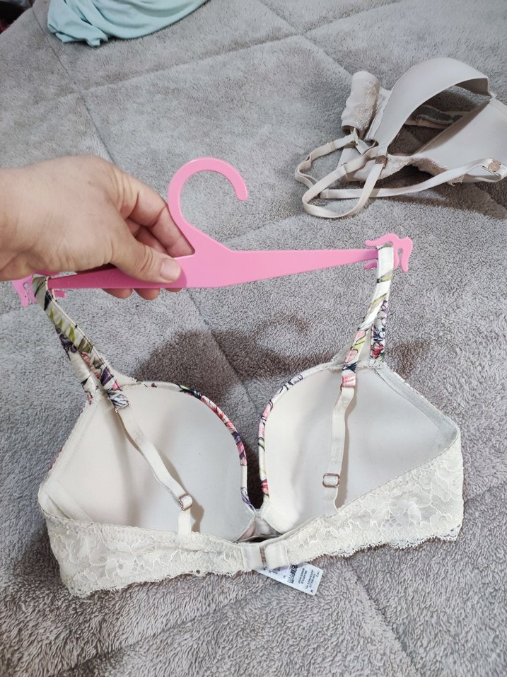 Pastel Çiçek Desenli Bohem Sütyen - Görsel 4