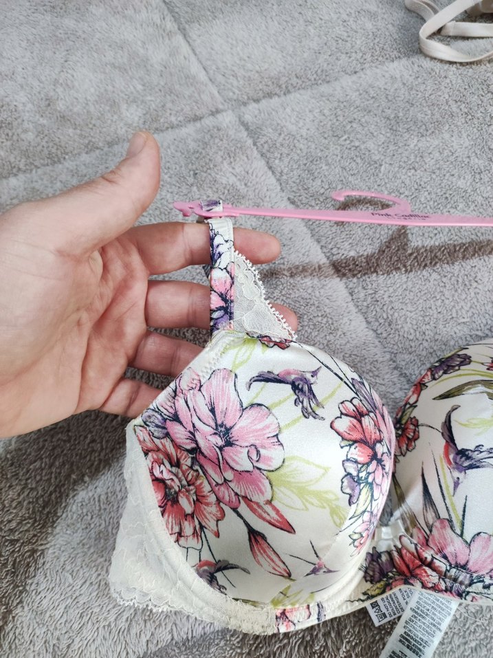 Pastel Çiçek Desenli Bohem Sütyen - Görsel 2