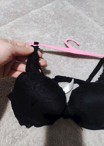 Siyah Gotik Dantelli Midi Sütyen - Görsel 2