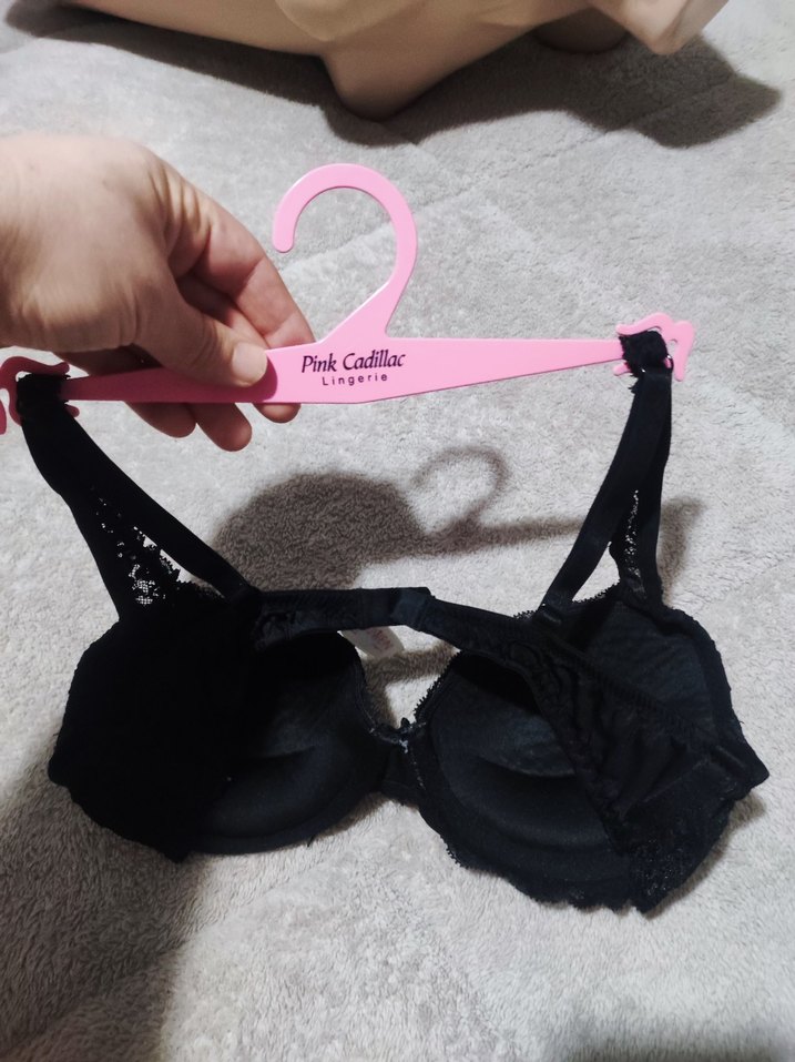 Siyah Gotik Dantelli Midi Sütyen - Görsel 3