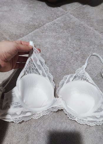 Beyaz Dantel Bohem Tarzı Sütyen - Görsel 3