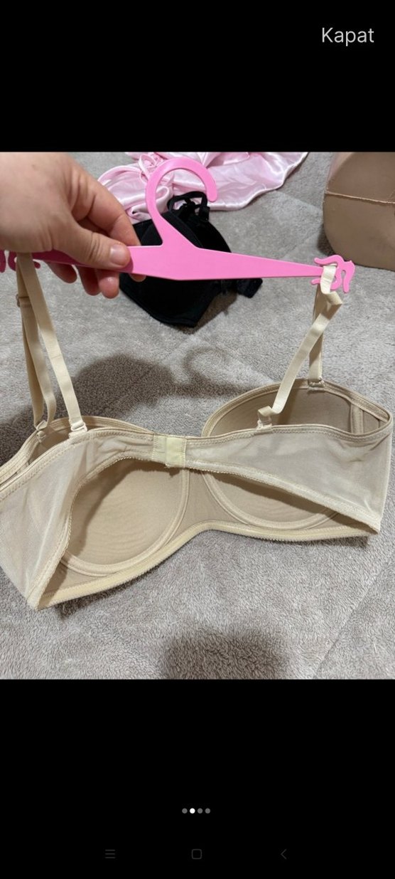 Bej Destekli Midi Sütyen 95c - Görsel 2