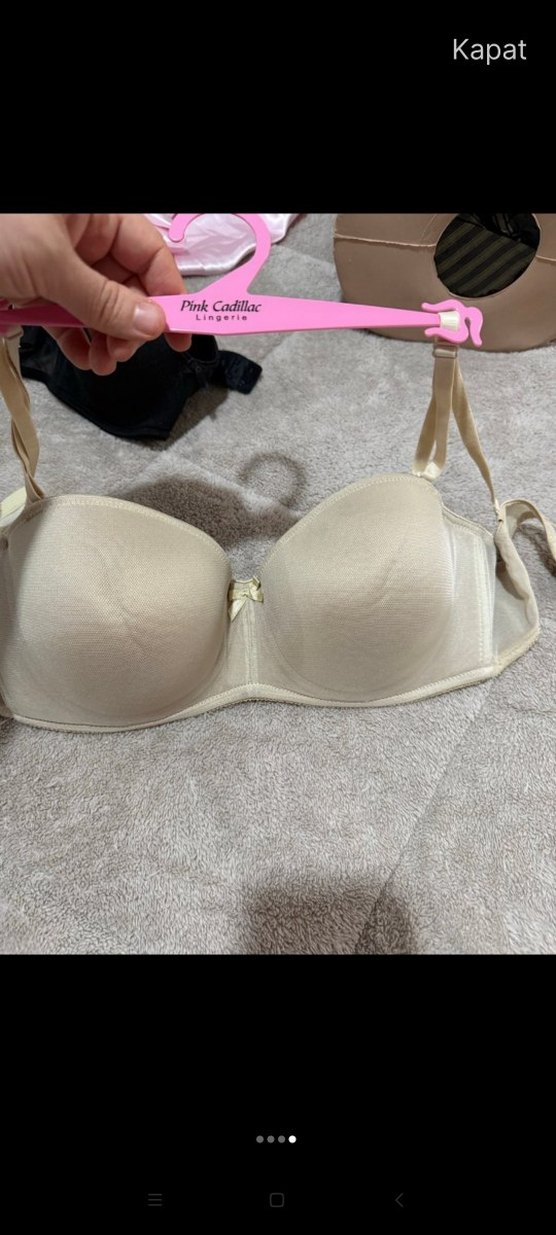 Bej Destekli Midi Sütyen 95c - Görsel 4