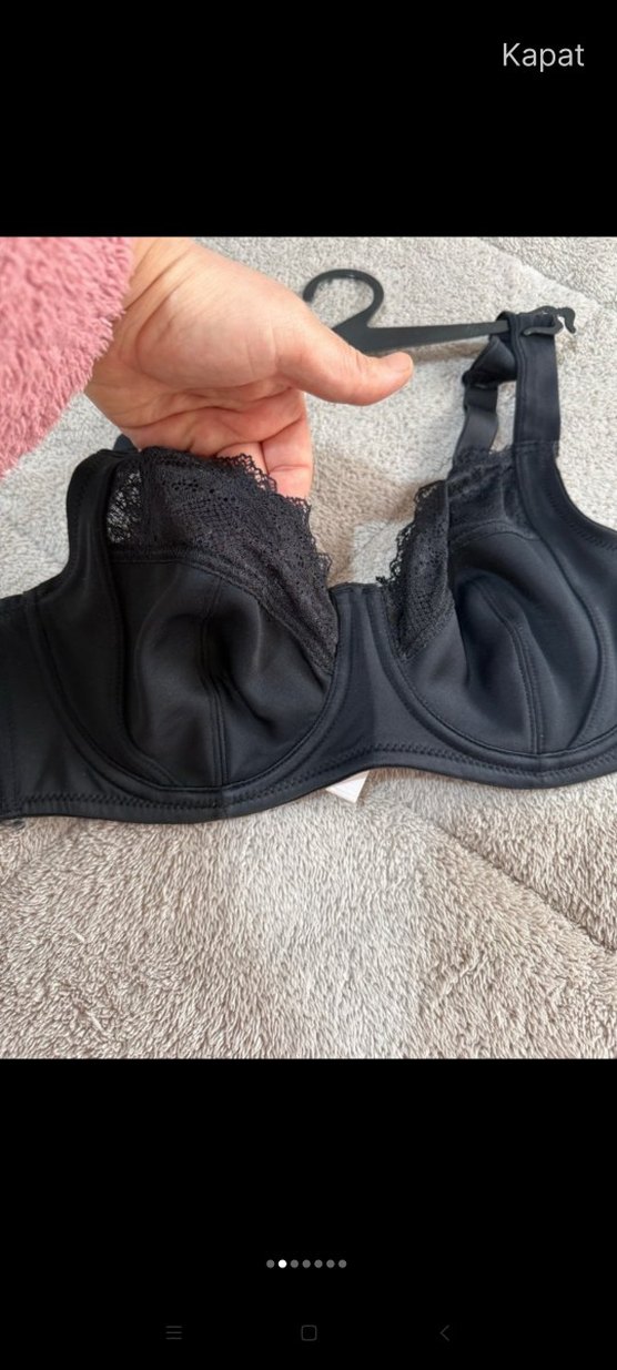 Dantel Detaylı Siyah Gotik Sütyen - Görsel 2