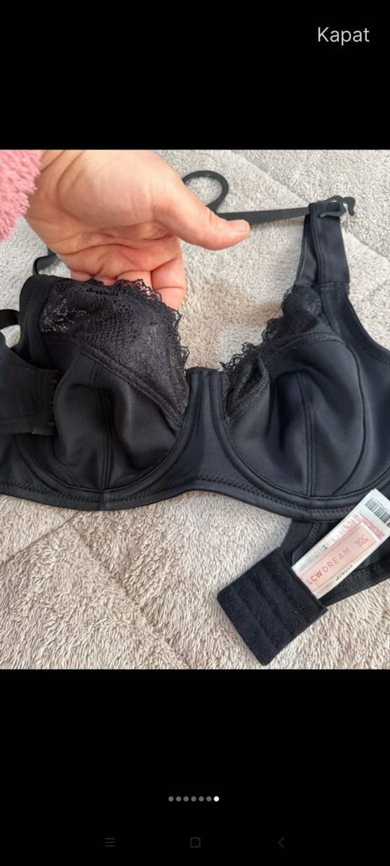 Dantel Detaylı Siyah Gotik Sütyen - Görsel 4