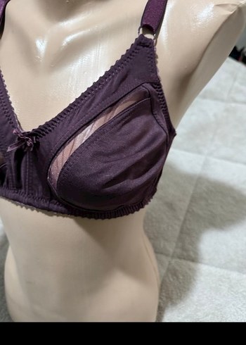 Koyu Mor Minimalist Sütyen - Görsel 4