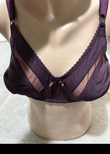 Koyu Mor Minimalist Sütyen - Görsel 6