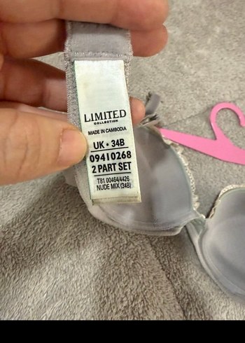 Gri Nakışlı Midi Sütyen 75c - Görsel 6