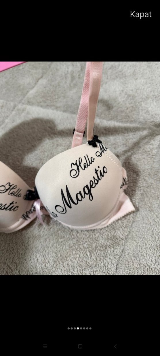 Pembe Baskılı Bohem Büstiyer - Görsel 4