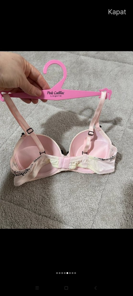 Pembe Baskılı Bohem Büstiyer - Görsel 5