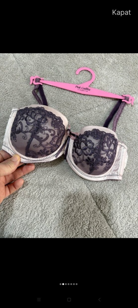 Gri baskılı gotik midi sütyen 75 - Görsel 2