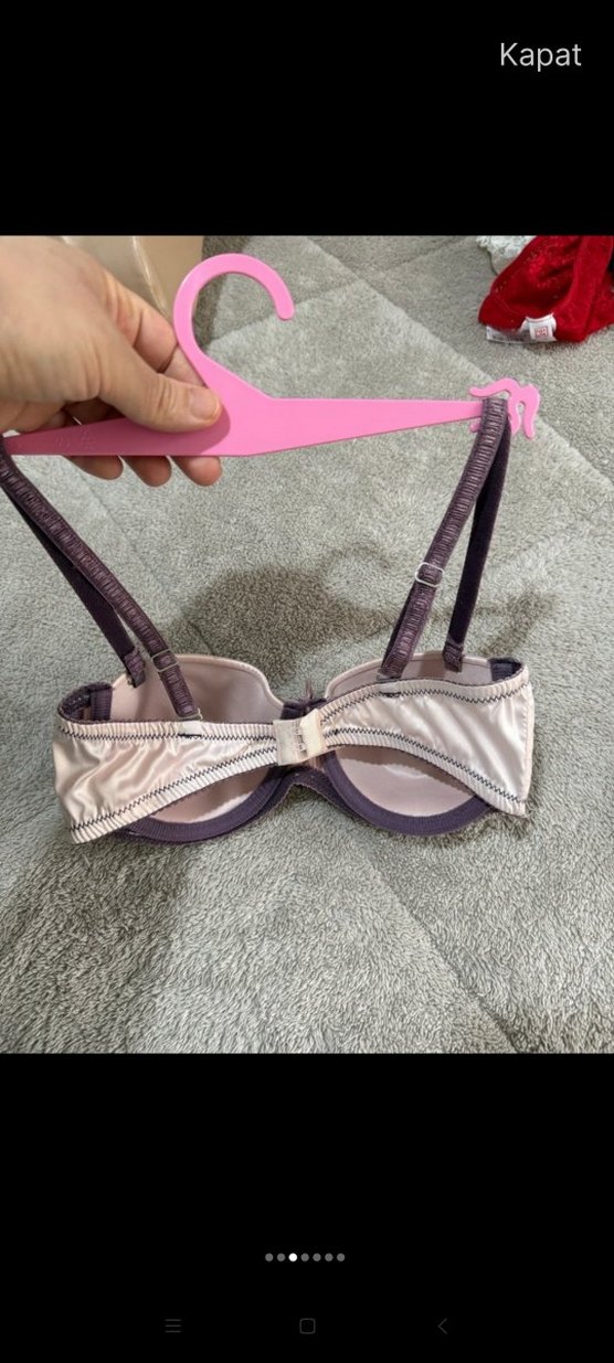 Gri baskılı gotik midi sütyen 75 - Görsel 3