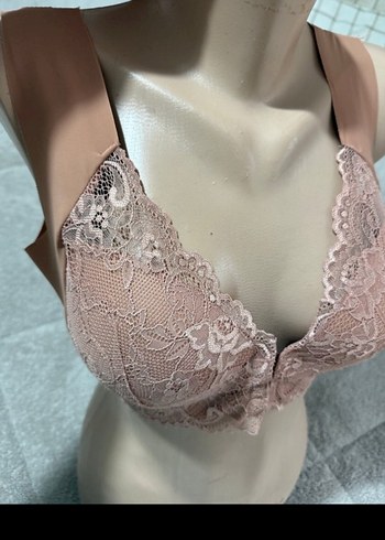 Bej Dantel Detaylı Bohem Sütyen - Görsel 4