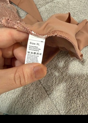 Bej Dantel Detaylı Bohem Sütyen - Görsel 6