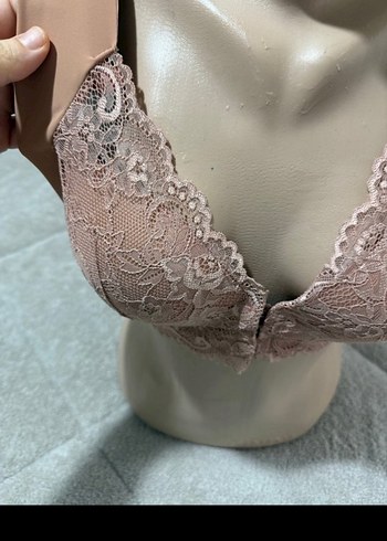 Bej Dantel Detaylı Bohem Sütyen - Görsel 2