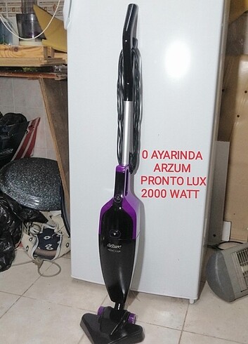 SIFIR AYARINDA DİKEY ELEKTRİKLİ SÜPÜRGE 2000 WATT 