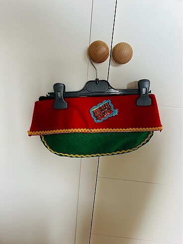 Beden yeşil Renk Hacivat kostümü