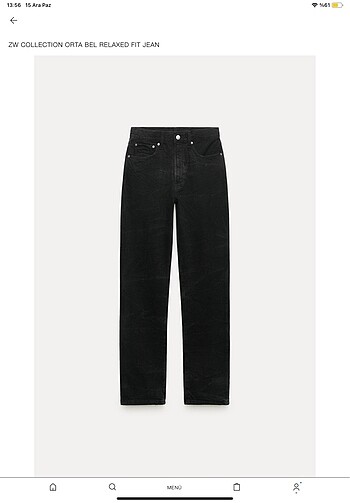Zara jean pantolon