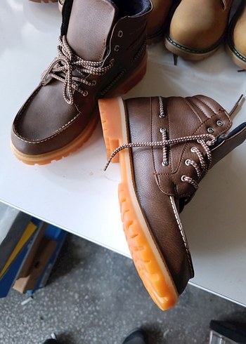 Siyah Bağcıklı Erkek Street Wear Bot - Görsel 5