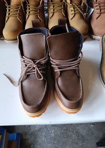 Siyah Bağcıklı Erkek Street Wear Bot - Görsel 6