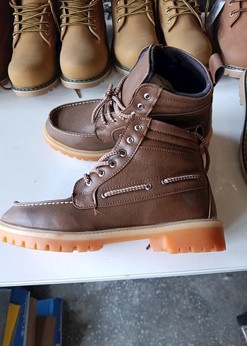 Siyah Bağcıklı Erkek Street Wear Bot - Görsel 7