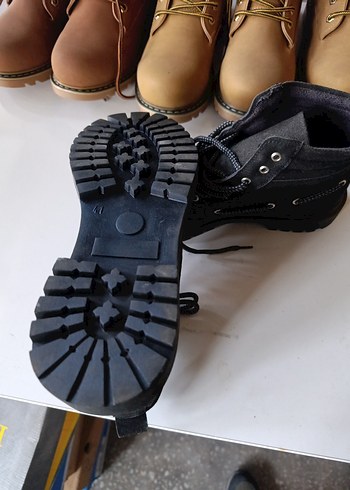 Siyah Bağcıklı Erkek Street Wear Bot - Görsel 3