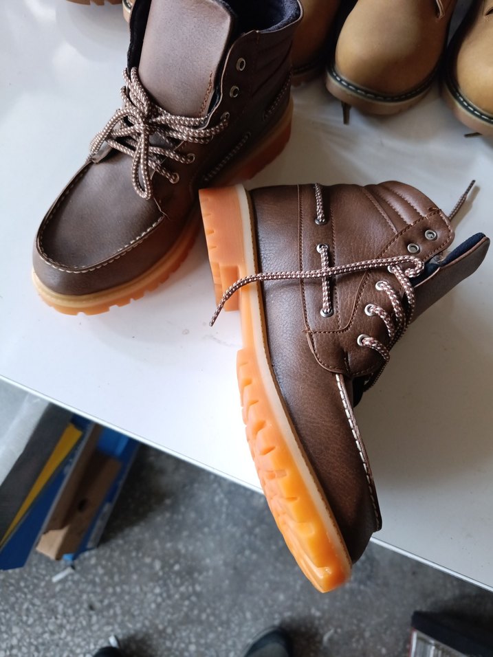 Siyah Bağcıklı Erkek Street Wear Bot - Görsel 5