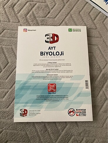  3D Ayt Biyoloji Soru Bankası