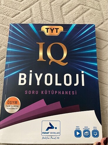 Paraf Yayınları IQ TYT Biyoloji Soru Bankası