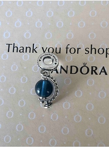 Pandora Dönen Küre Dünya Pandora Charm 