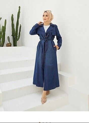 Neways 6458 denim trençkot