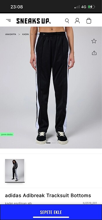 l Beden Adidas eşofman altı