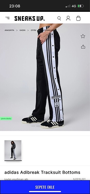 l Beden siyah Renk Adidas eşofman altı