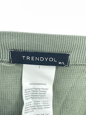 m Beden yeşil Renk Trendyol & Milla Mini Üst %70 İndirimli.