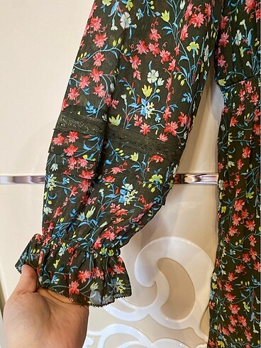 Marks & Spencer Uzun şifon elbise