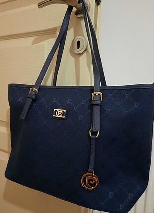 Pierre cardin lacivert kol çantası 