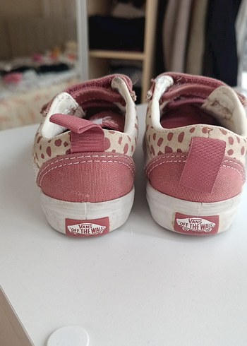 Kız Çocuk VANS Leopar Desenli Pembe Spor Ayakkabı - Görsel 2
