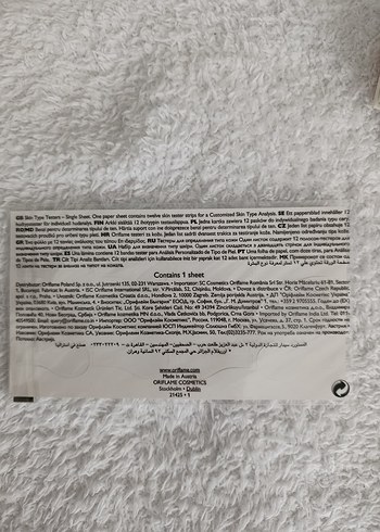 Oriflame Cilt Tipi Test Cihazı - Görsel 2