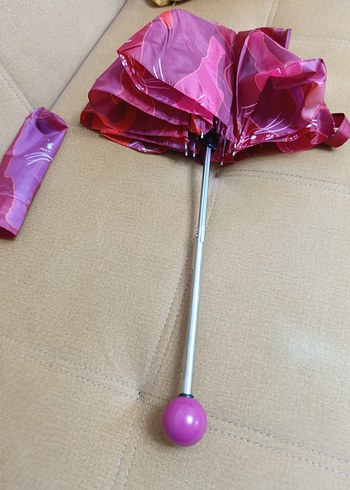 Mor Bohem Kadın Şemsiye - Görsel 2