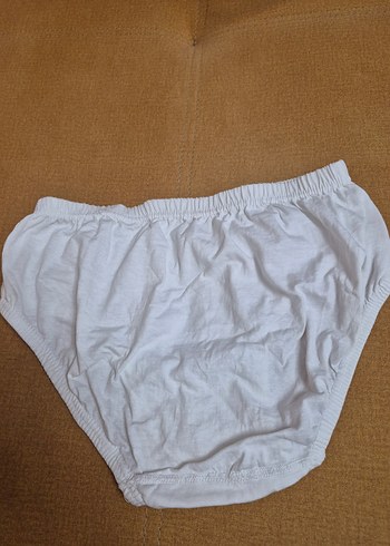 Beyaz Nakışlı Çocuk kadın külot - Görsel 2